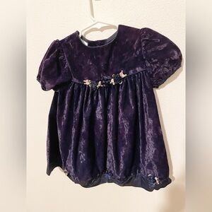 Bonnie Jean crushed velvet dress size 3T
